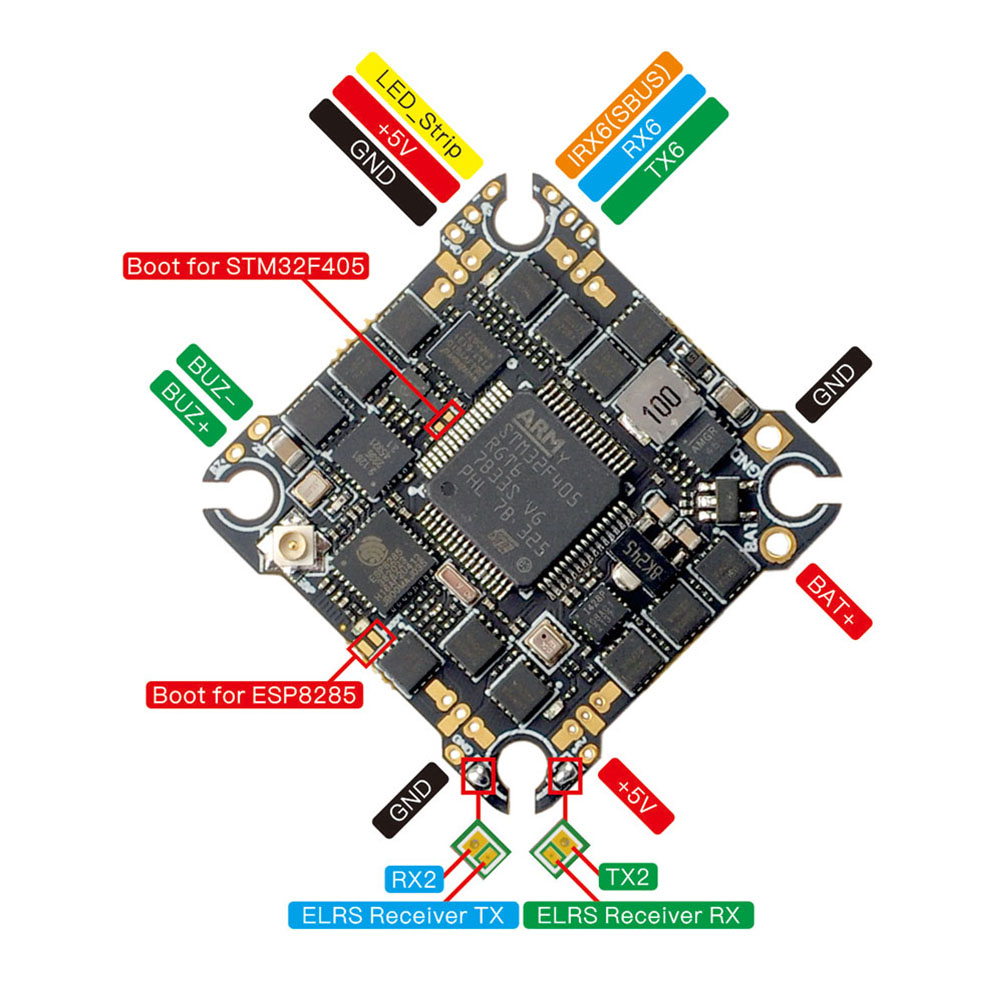 Happymodel-Super-F405HD-ELRS-AIO-3in1-Flugregler-255times255mm-mit-integrierter-UART-24G-ELRS-RX-und-2014098-7